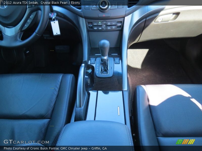 Crystal Black Pearl / Ebony 2012 Acura TSX Sedan