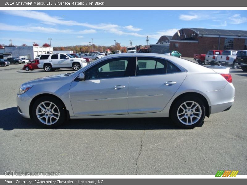 Silver Ice Metallic / Jet Black 2014 Chevrolet Malibu LT