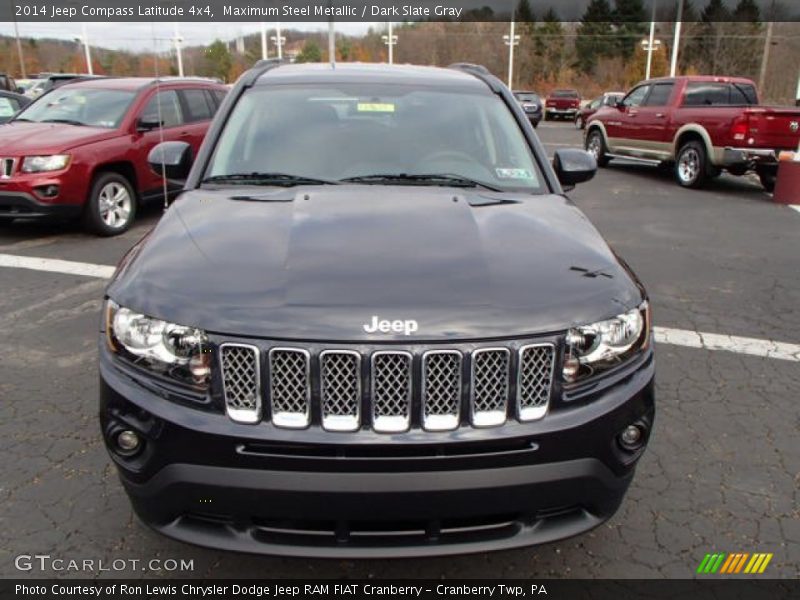 Maximum Steel Metallic / Dark Slate Gray 2014 Jeep Compass Latitude 4x4