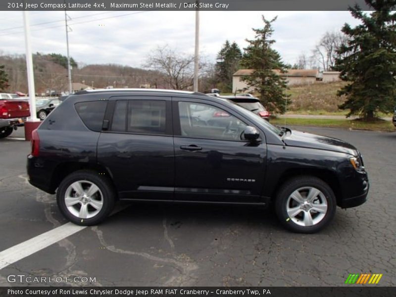 Maximum Steel Metallic / Dark Slate Gray 2014 Jeep Compass Latitude 4x4