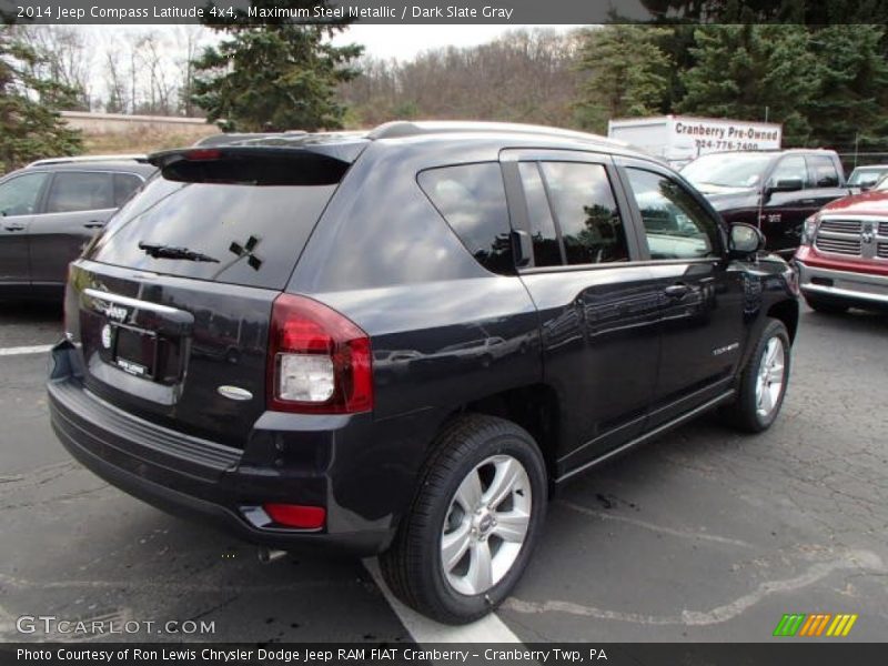 Maximum Steel Metallic / Dark Slate Gray 2014 Jeep Compass Latitude 4x4