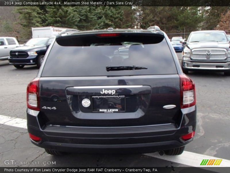 Maximum Steel Metallic / Dark Slate Gray 2014 Jeep Compass Latitude 4x4