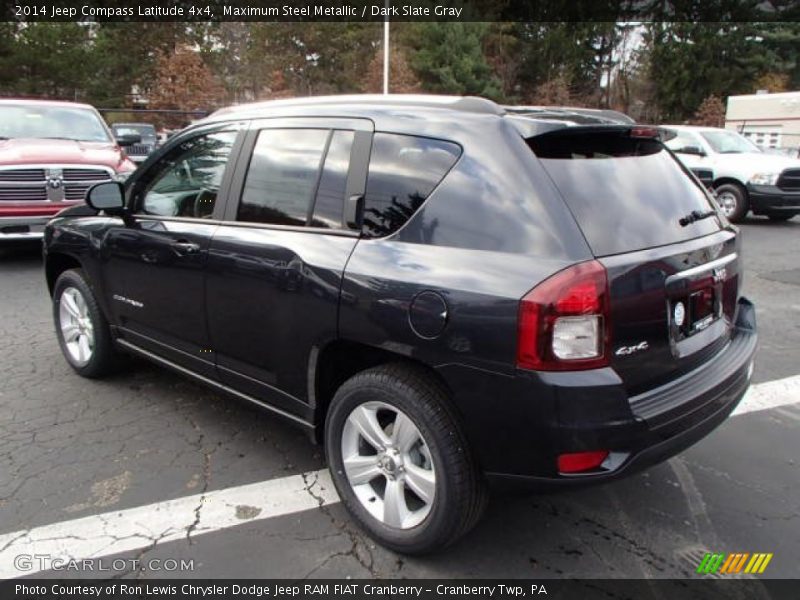 Maximum Steel Metallic / Dark Slate Gray 2014 Jeep Compass Latitude 4x4
