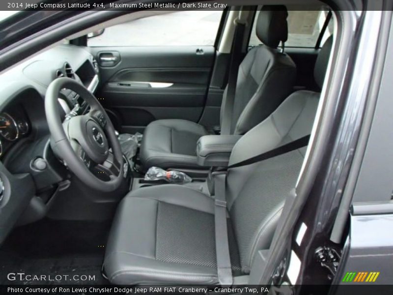 Maximum Steel Metallic / Dark Slate Gray 2014 Jeep Compass Latitude 4x4