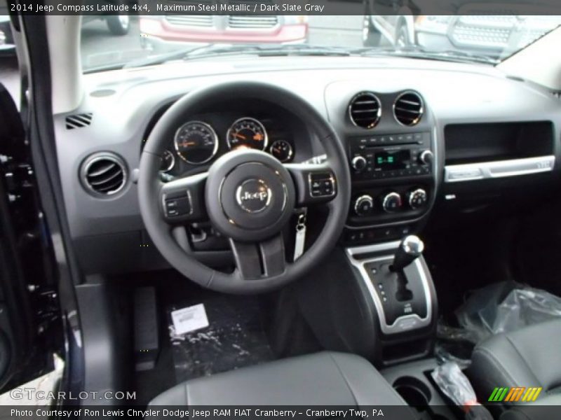 Maximum Steel Metallic / Dark Slate Gray 2014 Jeep Compass Latitude 4x4