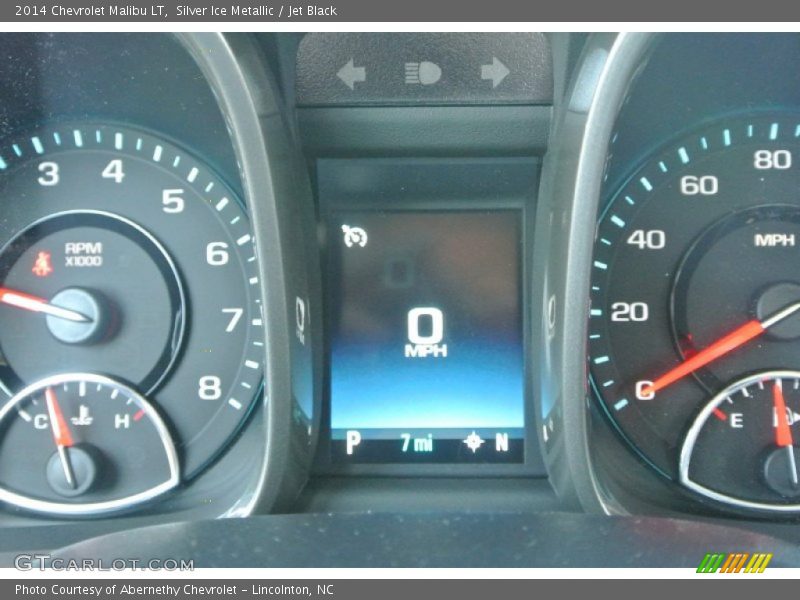 Silver Ice Metallic / Jet Black 2014 Chevrolet Malibu LT