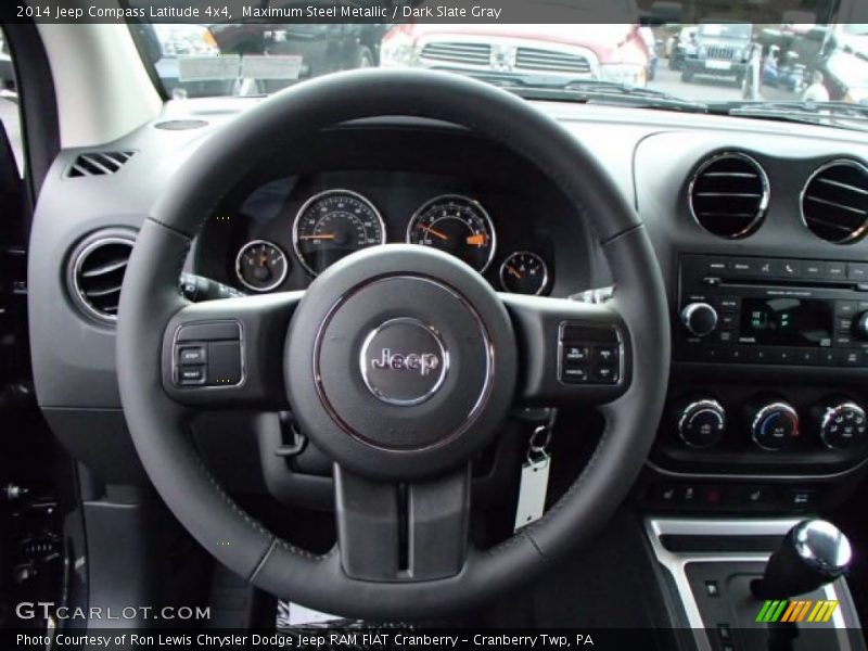 Maximum Steel Metallic / Dark Slate Gray 2014 Jeep Compass Latitude 4x4