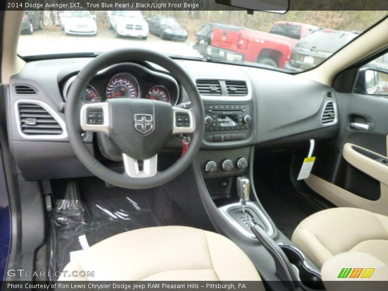 Black/Light Frost Beige Interior - 2014 Avenger SXT 