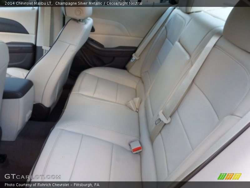 Champagne Silver Metallic / Cocoa/Light Neutral 2014 Chevrolet Malibu LT