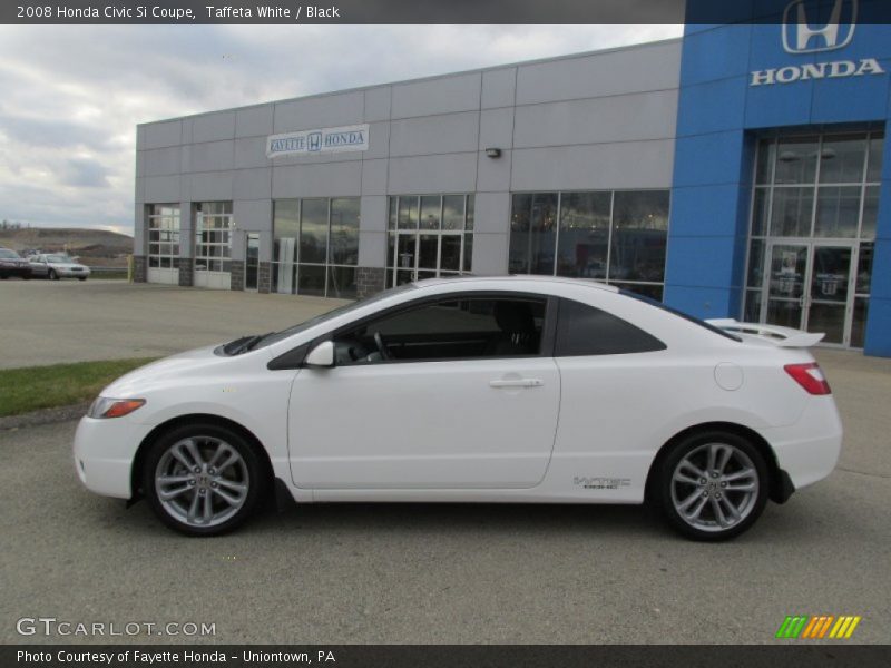 Taffeta White / Black 2008 Honda Civic Si Coupe