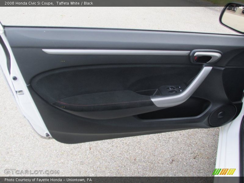 Taffeta White / Black 2008 Honda Civic Si Coupe