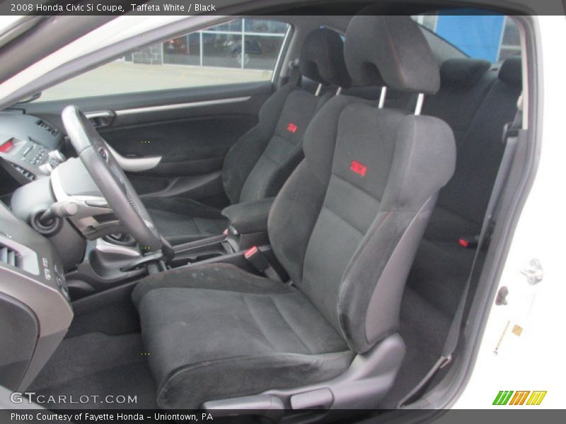 Taffeta White / Black 2008 Honda Civic Si Coupe