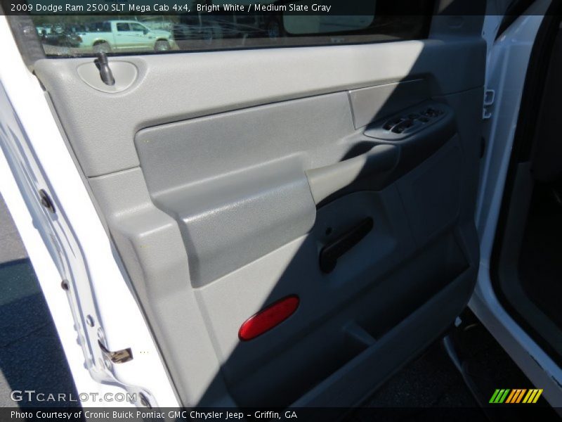 Bright White / Medium Slate Gray 2009 Dodge Ram 2500 SLT Mega Cab 4x4