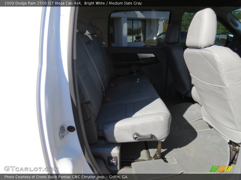 Bright White / Medium Slate Gray 2009 Dodge Ram 2500 SLT Mega Cab 4x4