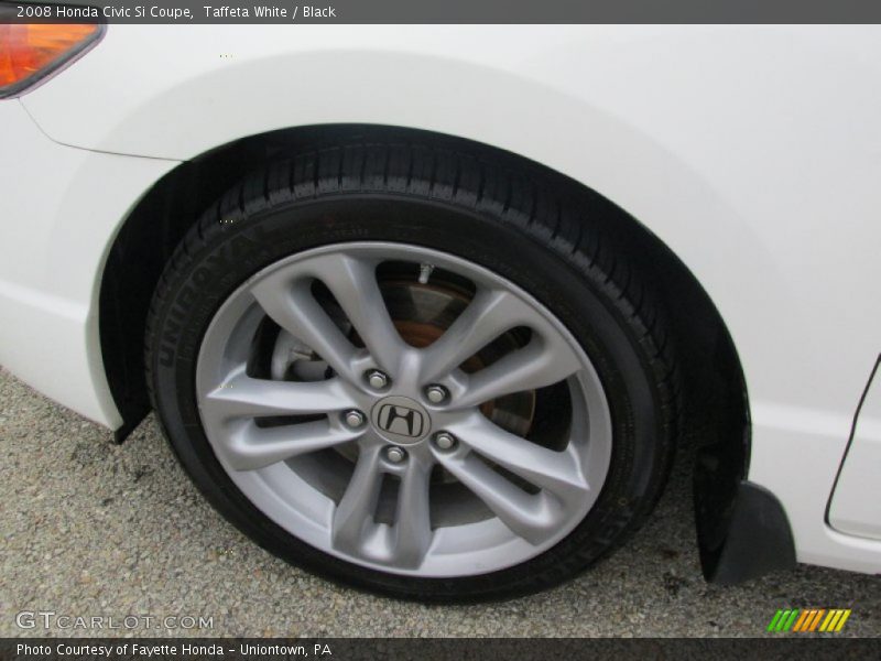 Taffeta White / Black 2008 Honda Civic Si Coupe