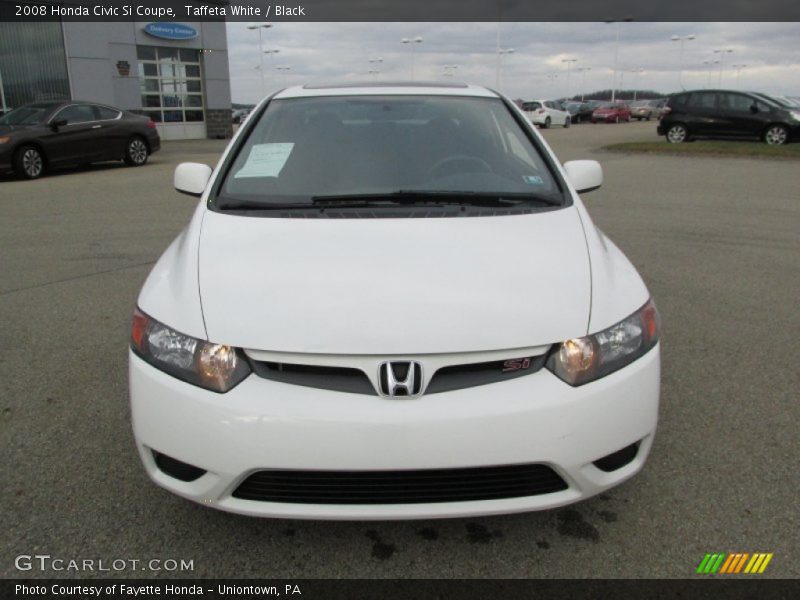 Taffeta White / Black 2008 Honda Civic Si Coupe