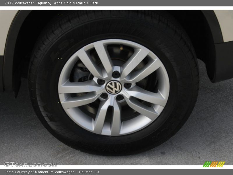 White Gold Metallic / Black 2012 Volkswagen Tiguan S