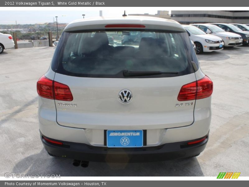 White Gold Metallic / Black 2012 Volkswagen Tiguan S