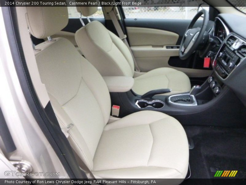 Cashmere Pearl / Black/Light Frost Beige 2014 Chrysler 200 Touring Sedan