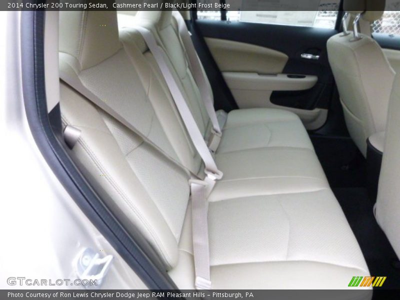 Cashmere Pearl / Black/Light Frost Beige 2014 Chrysler 200 Touring Sedan