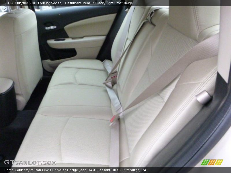 Cashmere Pearl / Black/Light Frost Beige 2014 Chrysler 200 Touring Sedan