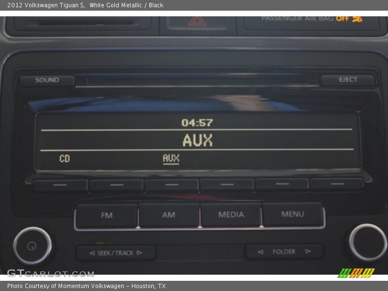 White Gold Metallic / Black 2012 Volkswagen Tiguan S