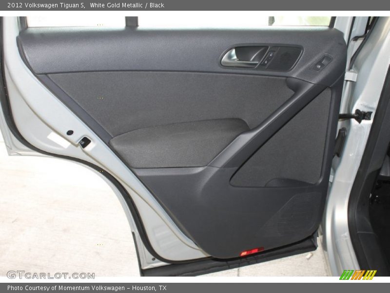 White Gold Metallic / Black 2012 Volkswagen Tiguan S