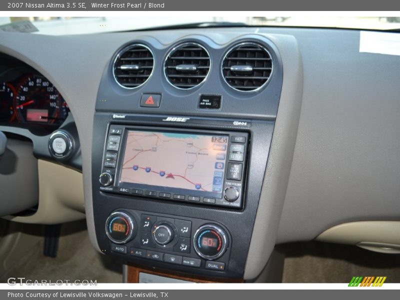 Winter Frost Pearl / Blond 2007 Nissan Altima 3.5 SE
