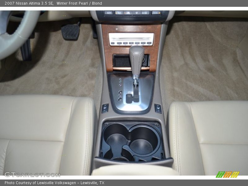 Winter Frost Pearl / Blond 2007 Nissan Altima 3.5 SE