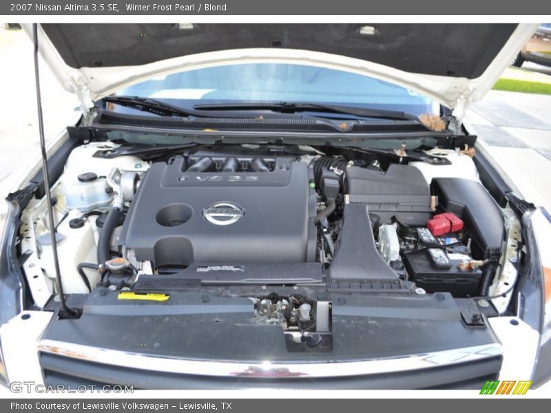 Winter Frost Pearl / Blond 2007 Nissan Altima 3.5 SE