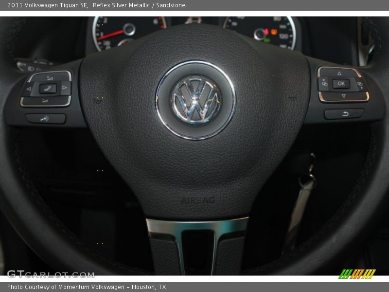 Reflex Silver Metallic / Sandstone 2011 Volkswagen Tiguan SE