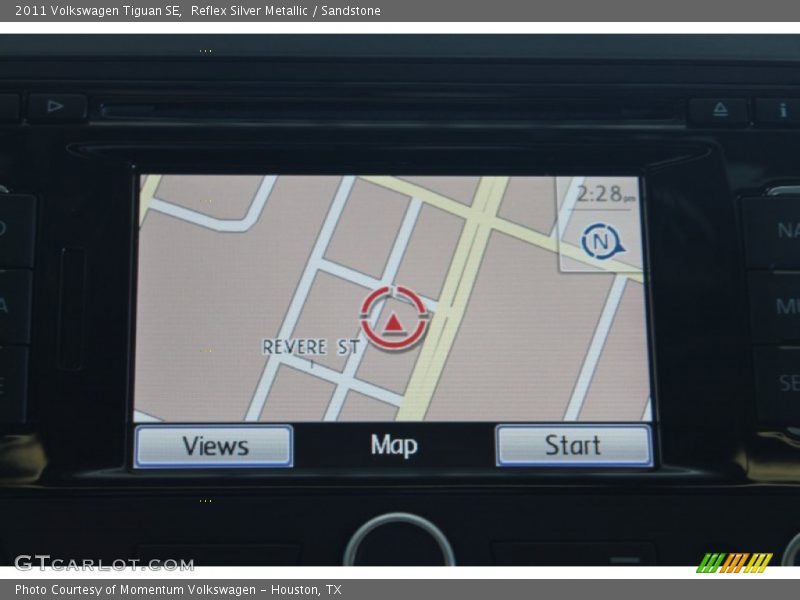Reflex Silver Metallic / Sandstone 2011 Volkswagen Tiguan SE