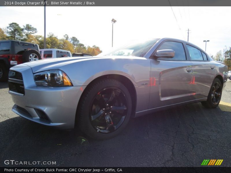 Billet Silver Metallic / Black 2014 Dodge Charger R/T
