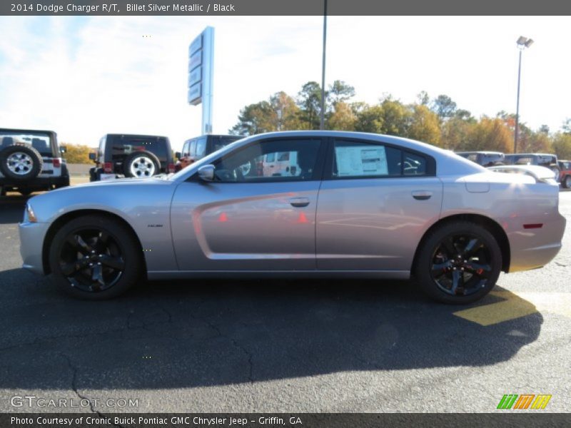 Billet Silver Metallic / Black 2014 Dodge Charger R/T