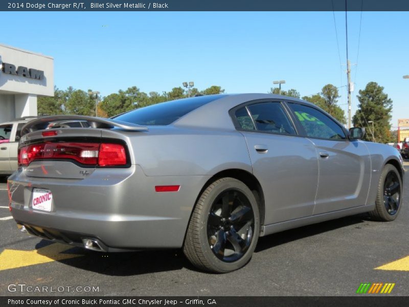 Billet Silver Metallic / Black 2014 Dodge Charger R/T