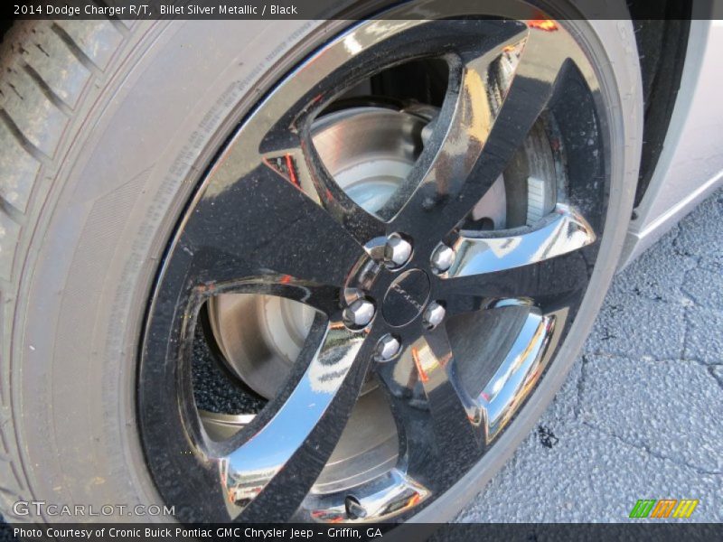 Billet Silver Metallic / Black 2014 Dodge Charger R/T