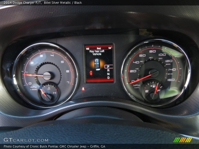 Billet Silver Metallic / Black 2014 Dodge Charger R/T