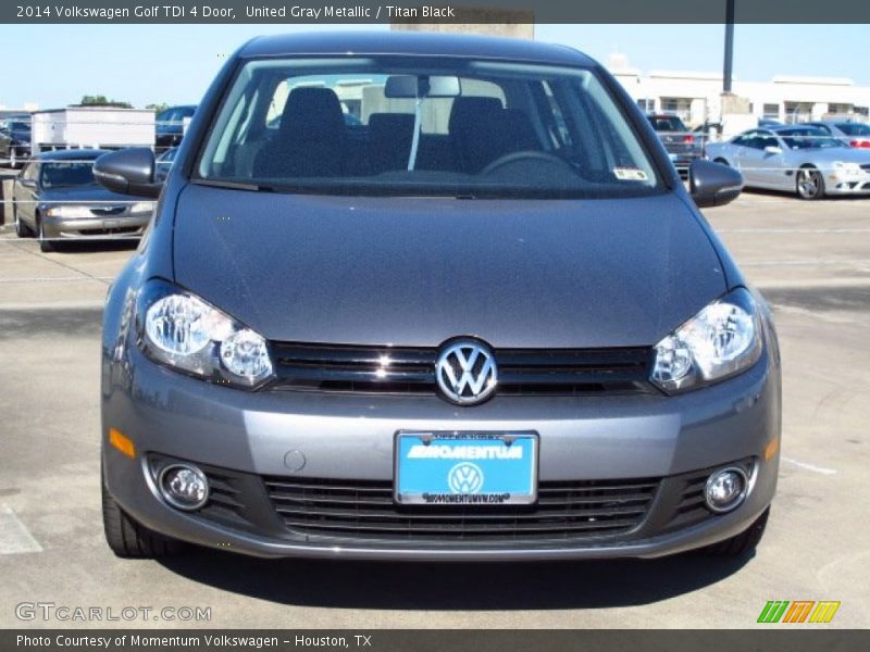 United Gray Metallic / Titan Black 2014 Volkswagen Golf TDI 4 Door