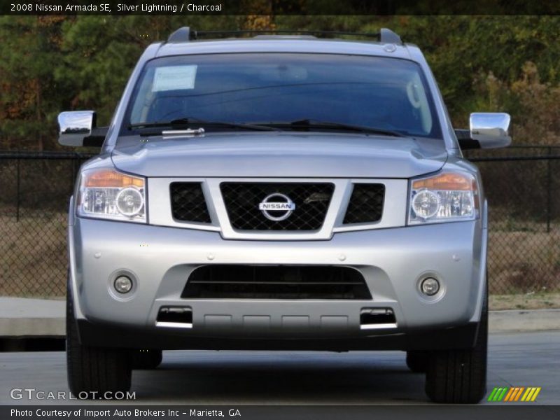 Silver Lightning / Charcoal 2008 Nissan Armada SE