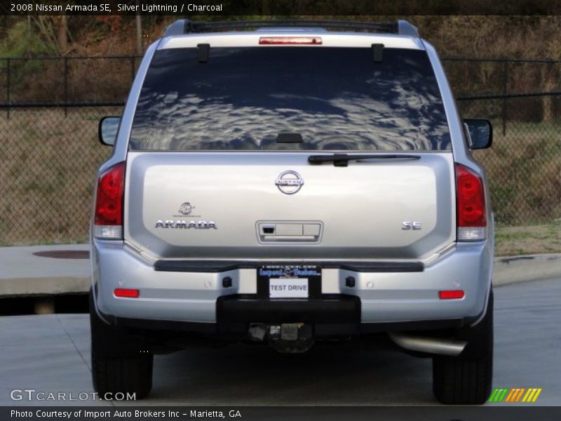 Silver Lightning / Charcoal 2008 Nissan Armada SE