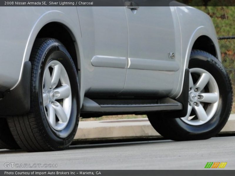 Silver Lightning / Charcoal 2008 Nissan Armada SE