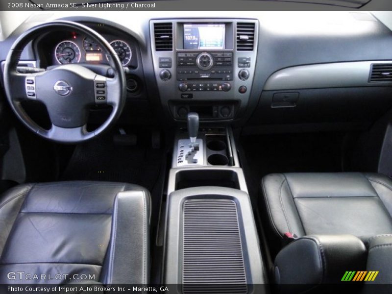 Silver Lightning / Charcoal 2008 Nissan Armada SE