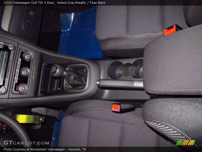 United Gray Metallic / Titan Black 2014 Volkswagen Golf TDI 4 Door