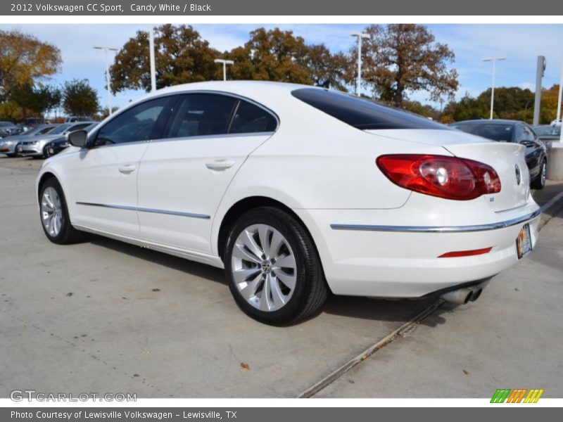 Candy White / Black 2012 Volkswagen CC Sport