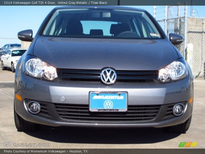 United Gray Metallic / Titan Black 2014 Volkswagen Golf TDI 4 Door