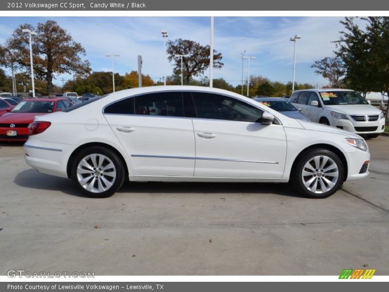 Candy White / Black 2012 Volkswagen CC Sport