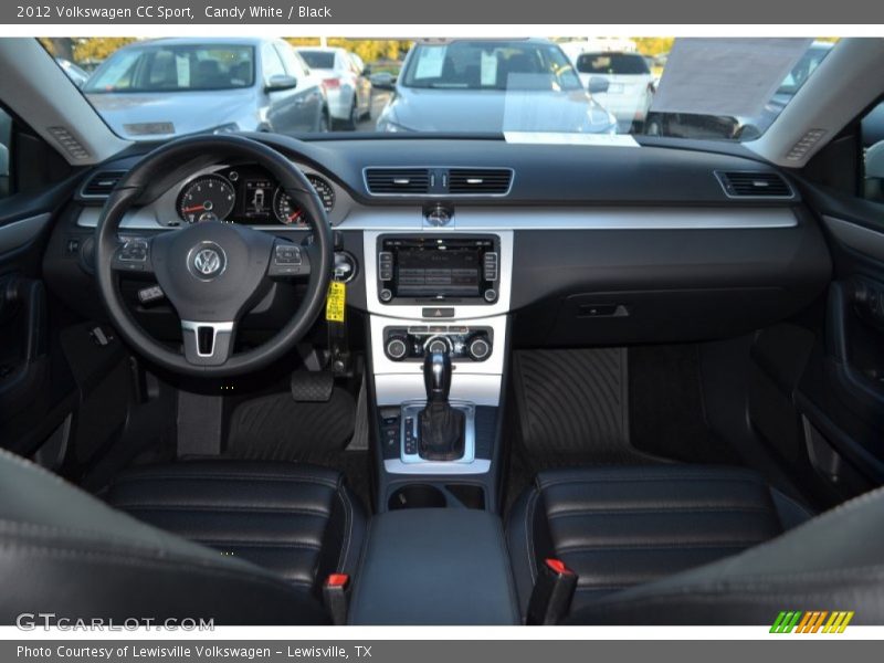 Candy White / Black 2012 Volkswagen CC Sport