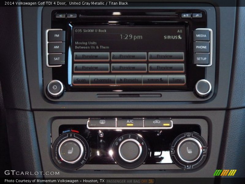 United Gray Metallic / Titan Black 2014 Volkswagen Golf TDI 4 Door