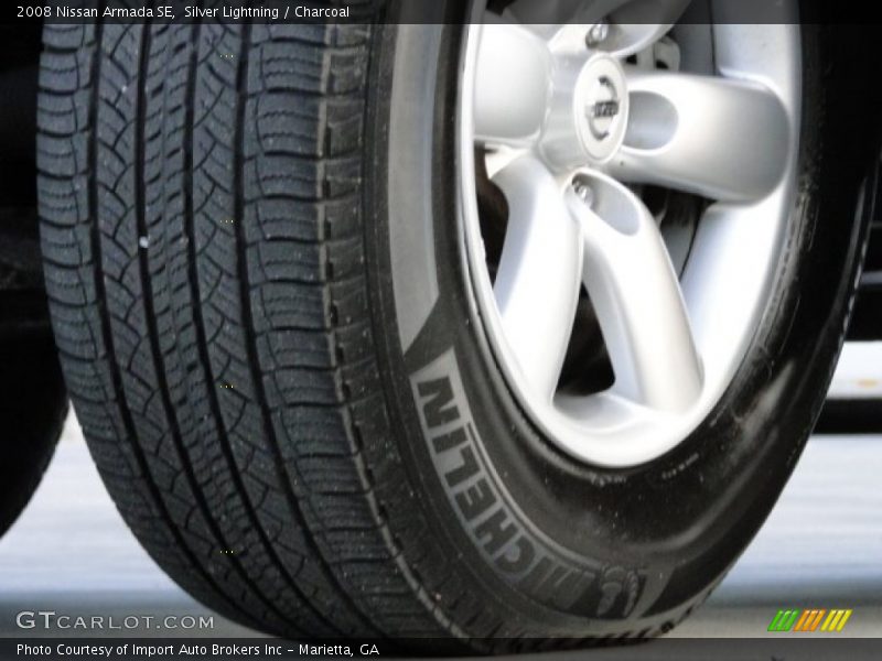 Silver Lightning / Charcoal 2008 Nissan Armada SE