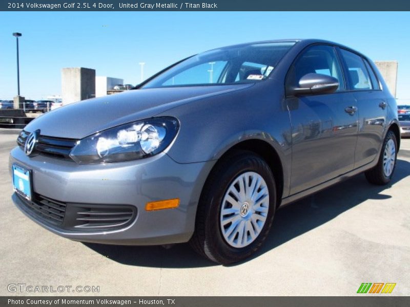 United Gray Metallic / Titan Black 2014 Volkswagen Golf 2.5L 4 Door